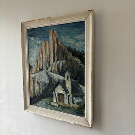 Classic Landscape Oil Painting "Rock Spire" Expressive Art Holland Art Shop