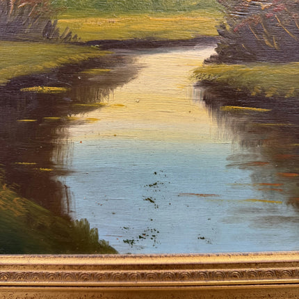 Elegant Landscape Oil Painting "Framed Painting" Detailed Large Art Holland Art Shop
