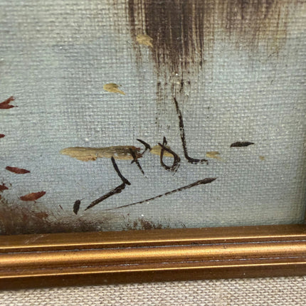 Authentic Landscape Oil Painting "Autumn Trees" Original Art Holland Art Shop