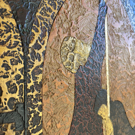 Detailed Figurative Oil Painting "Walking Figure" Expressive Large Art Holland Art Shop