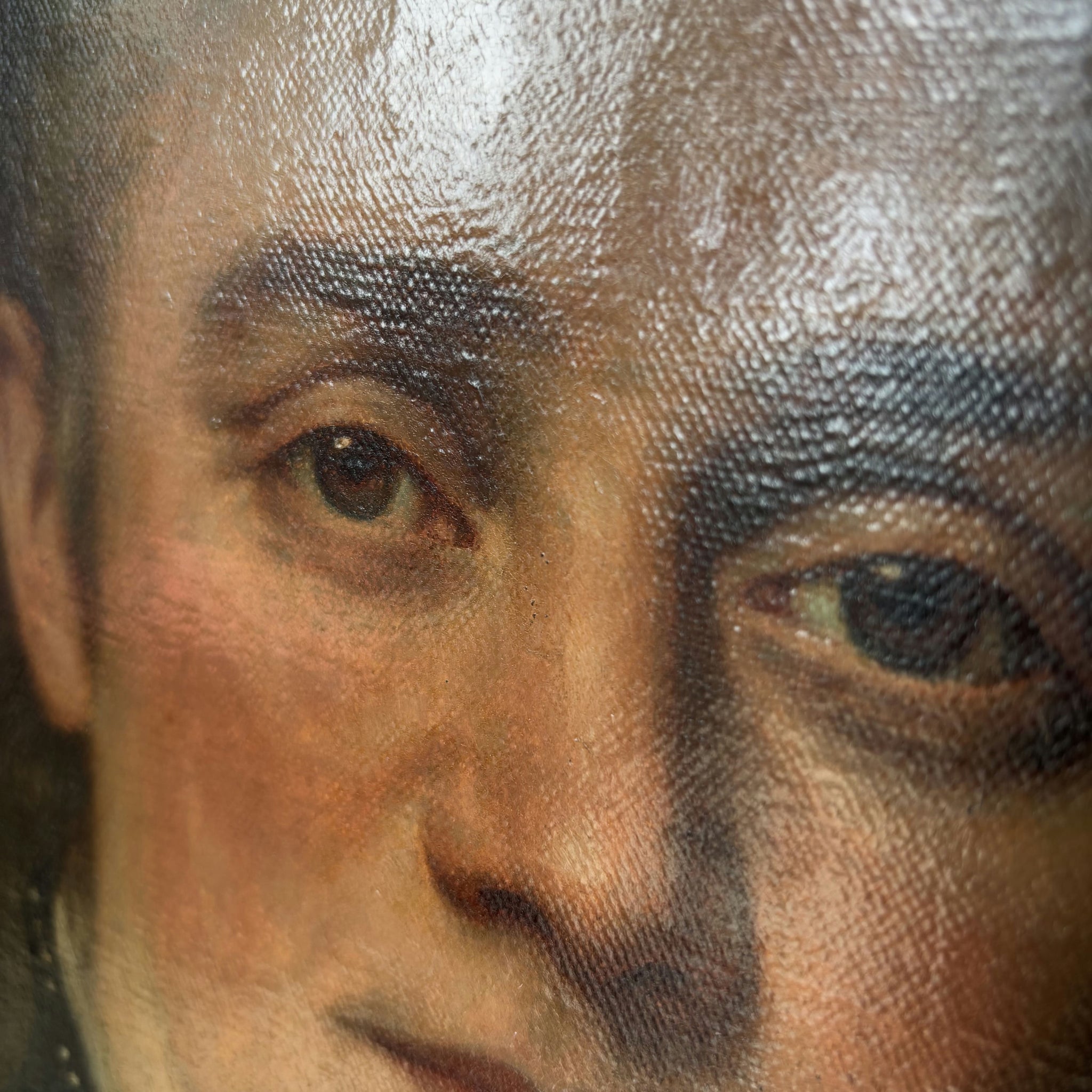 1893 Antique Portrait Oil Paintings 