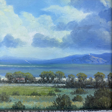 Detailed Landscape Oil Painting "Ornate Frame" Elegant Small Artwork Holland Art Shop
