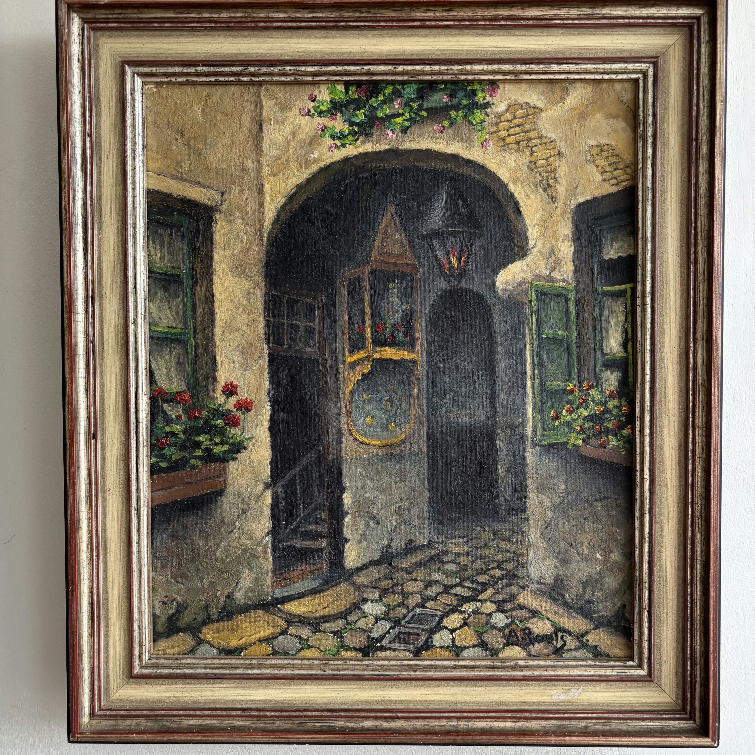 Original Cityscape Oil Painting 