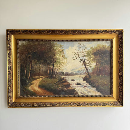Handcrafted Landscape Oil Painting "Gilded Frame" Classic Art Holland Art Shop
