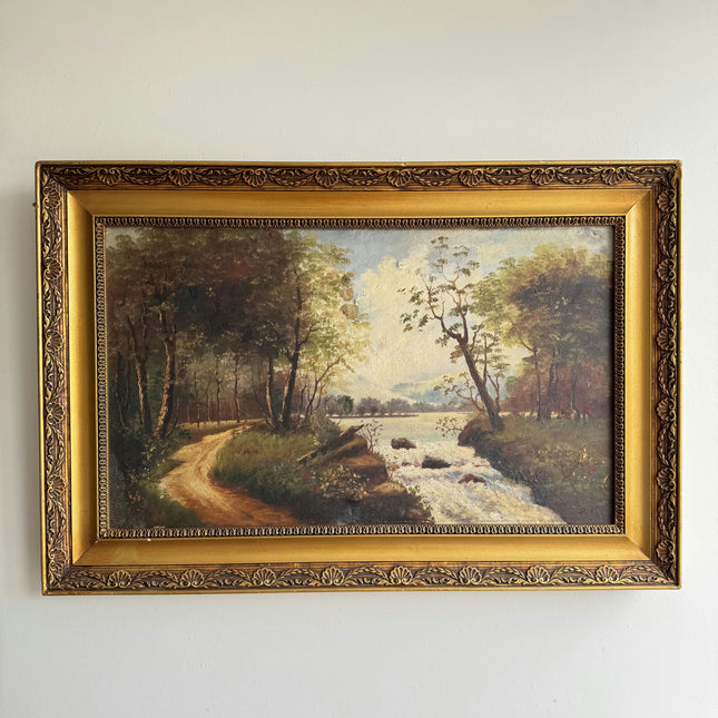 Handcrafted Landscape Oil Painting "Gilded Frame" Classic Art Holland Art Shop