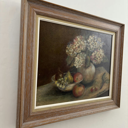 Expressive Flowery Still Life Oil Painting "Hydrangea Vase" Timeless Art Holland Art Shop
