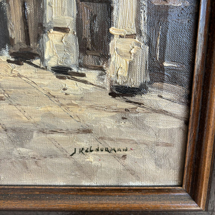 Authentic Oil Painting "Solitary Figure" Traditional Artwork Holland Art Shop