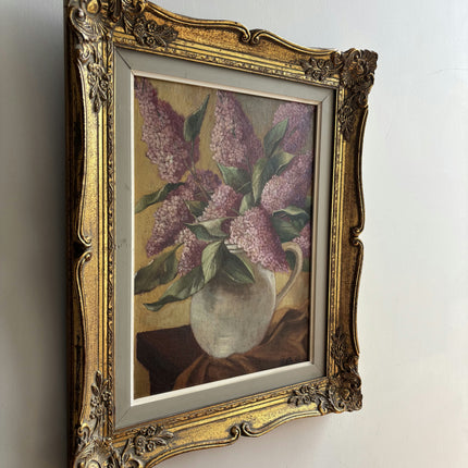 Detailed Floral Still Life Oil Painting "Lilac Vase" Timeless Artwork Holland Art Shop