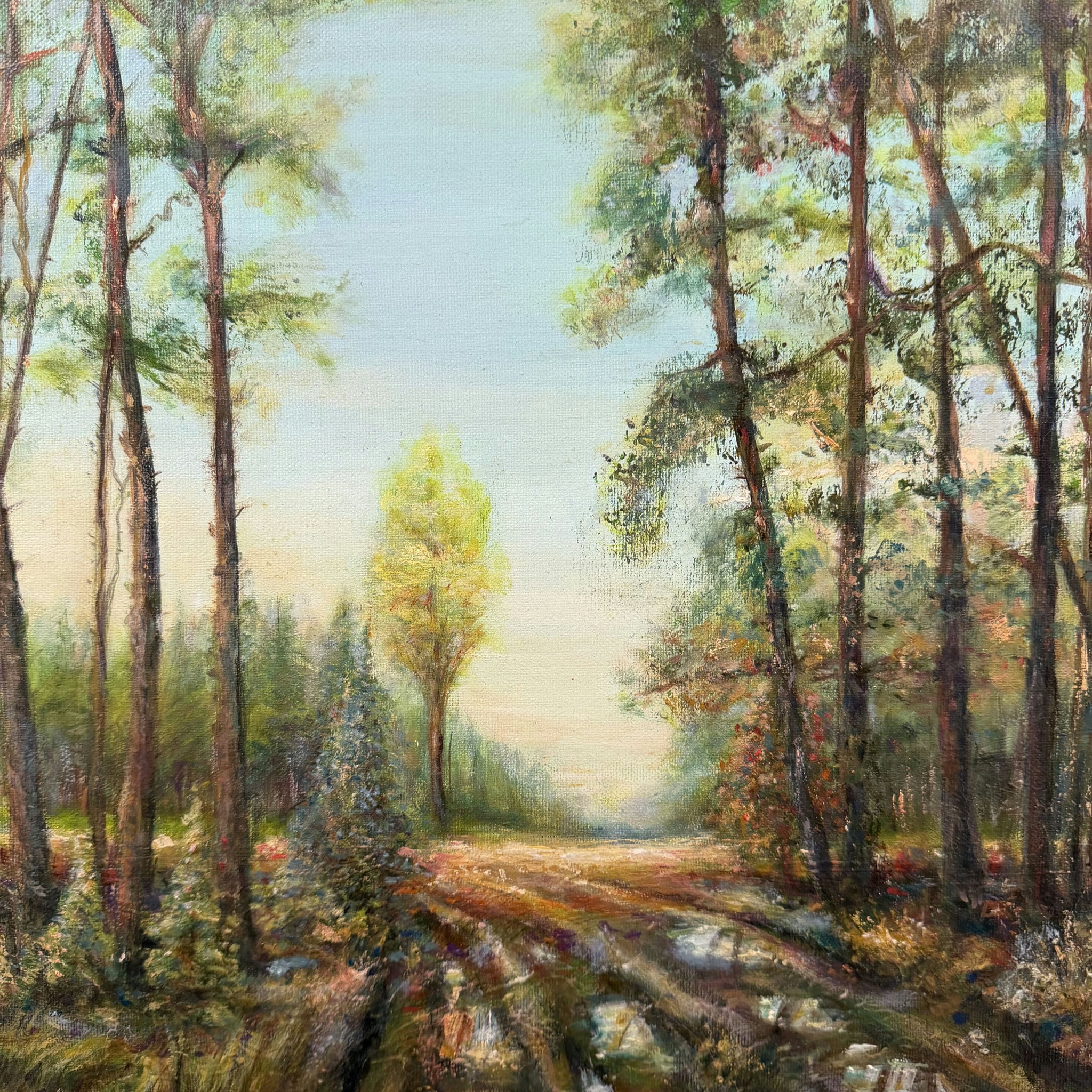 Elegant Landscape Oil Painting 
