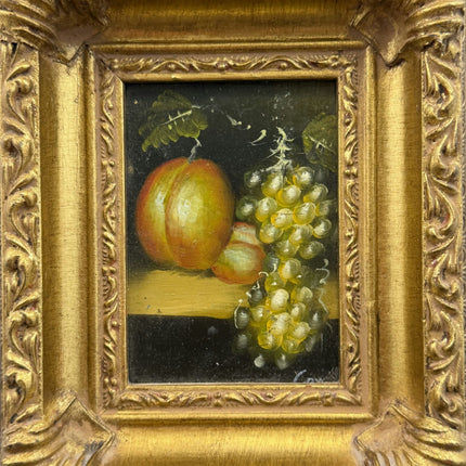 Rustic Still Life Oil Painting "Painted Surface" Detailed Small Artwork Holland Art Shop