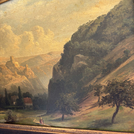 19th Century Antique Scenery Oil Painting "Framed Painting" Artwork Holland Art Shop