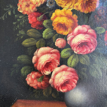 Elegant Floral Still Life Oil Painting "Floral Bouquet" Handcrafted Artwork Holland Art Shop