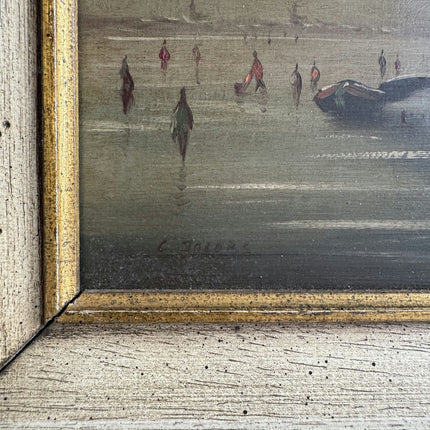Timeless Winter Landscape Oil Painting "Framed Painting" Vintage Art Holland Art Shop