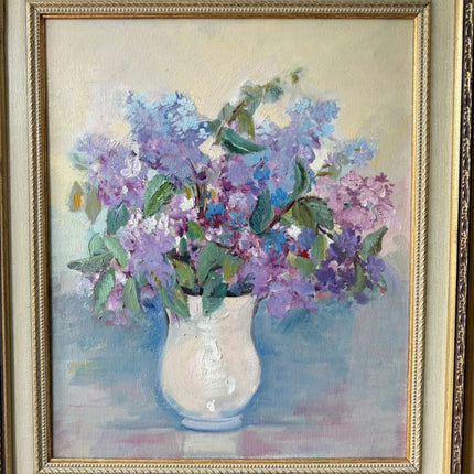 Vintage Floral Still Life Oil Painting "Vase Flowers" Timeless Artwork Holland Art Shop