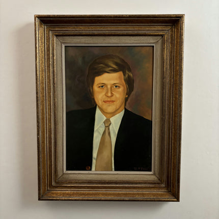 Vintage Interior Oil Painting "Young Man" Traditional Artwork Holland Art Shop