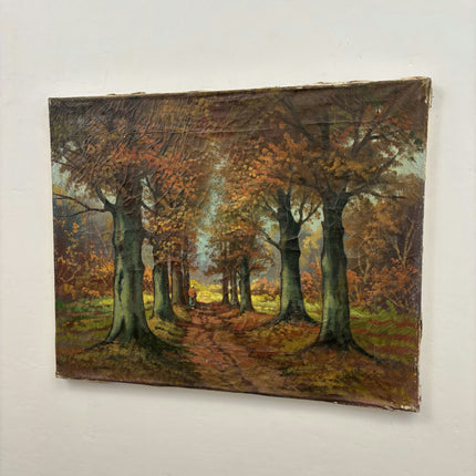 Refined Landscape Oil Painting "Canvas Back" Detailed Artwork Holland Art Shop