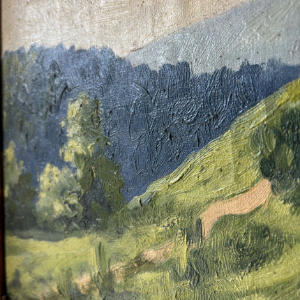 Elegant Landscape Oil Painting "Green Hill" Timeless Art Holland Art Shop