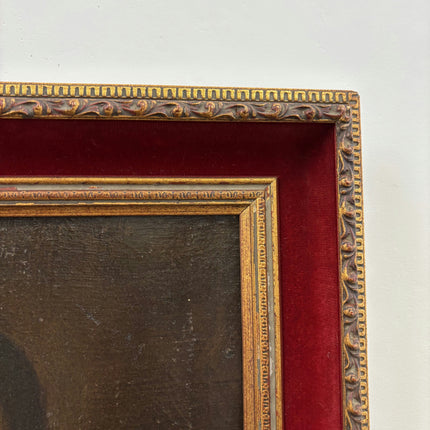 19th Century Antique Portrait Oil Painting "Gilded Frame" Art Holland Art Shop