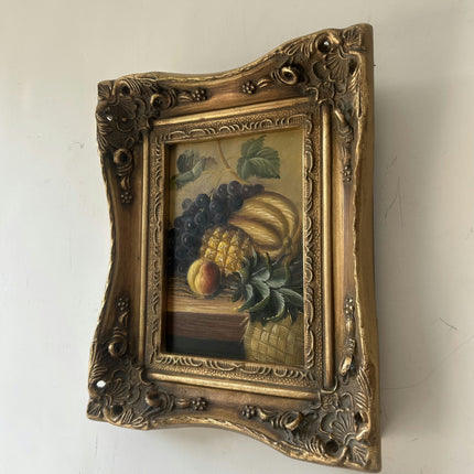 Rustic Still Life Oil Painting "Gilded Frame" Refined Small Artwork Holland Art Shop