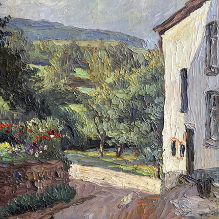 Expressive Landscape Oil Painting "Village House" Classic Artwork Holland Art Shop