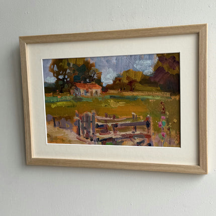 Detailed Landscape Oil Painting "Framed Painting" Rustic Small Artwork Holland Art Shop