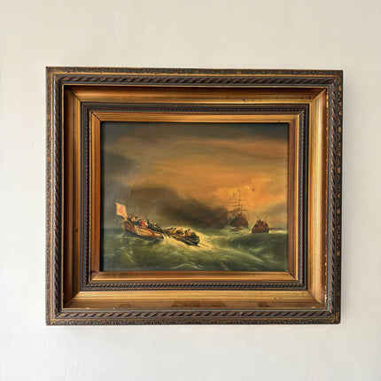 Traditional Seascape Oil Painting "Framed Painting" Expressive Art Holland Art Shop