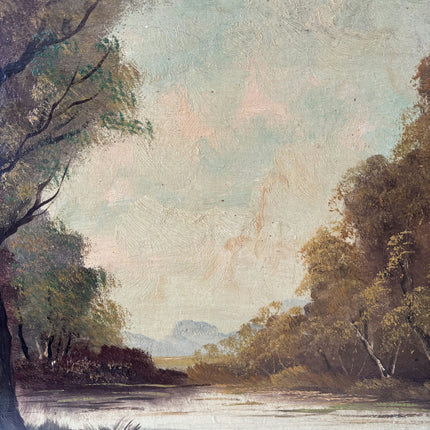 Classic Landscape Oil Painting "Autumn Trees" Original Large Art Holland Art Shop