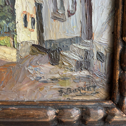 Expressive Landscape Oil Painting "Village House" Classic Artwork Holland Art Shop