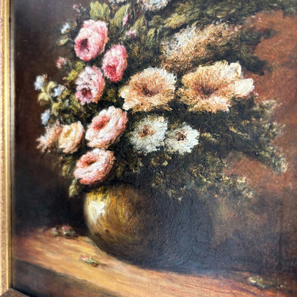 Original Floral Still Life Oil Painting "Flower Vase" Refined Artwork Holland Art Shop