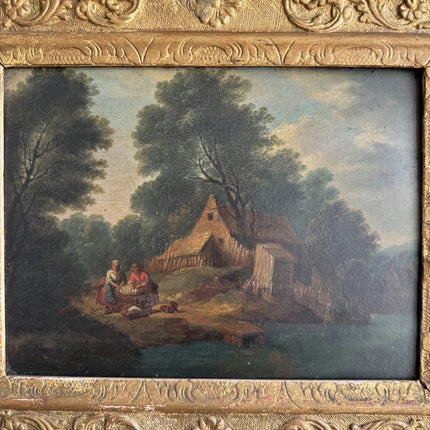 Original Landscape Oil Painting "Gilded Frame" Refined Art Holland Art Shop
