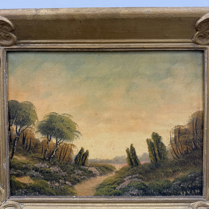 Authentic Landscape Oil Painting "Golden Frame" Traditional Art Holland Art Shop