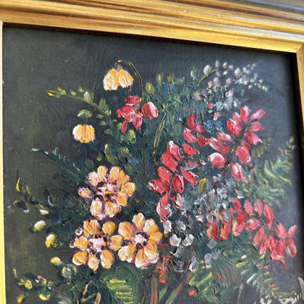 Elegant Floral Still Life Oil Painting "Flower Bouquet" Original Small Artwork Holland Art Shop
