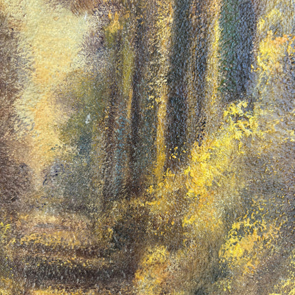 Refined Landscape Oil Painting "Forest Path" Elegant Large Artwork Holland Art Shop