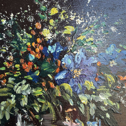 Classic Floral Still Life Oil Painting "Floral Vase" Authentic Small Artwork Holland Art Shop