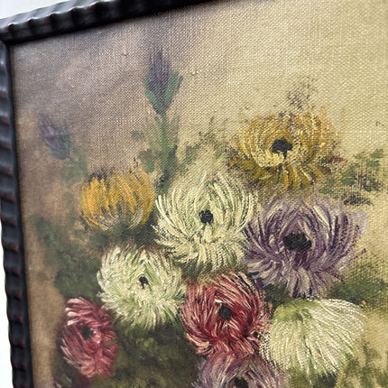 Handcrafted Floral Still Life Oil Painting "Flower Bouquet" Expressive Small Art Holland Art Shop