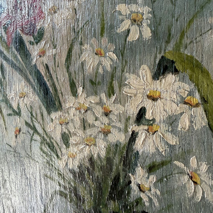 Detailed Flowery Still Life Oil Painting "Flower Vase" Original Small Art Holland Art Shop