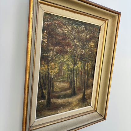 Detailed Landscape Oil Painting "Autumn Path" Classic Artwork Holland Art Shop