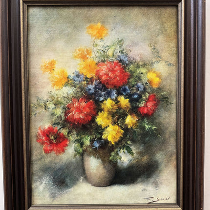 Elegant Floral Still Life Oil Painting "Flower Vase" Classic Artwork Holland Art Shop