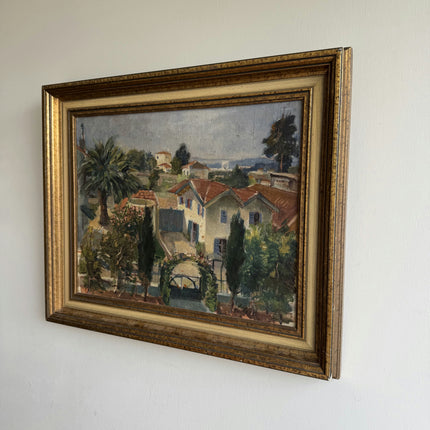Timeless Cityscape Oil Painting "Palm Tree" Classic Art Holland Art Shop