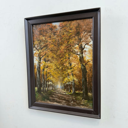 Traditional Landscape Oil Painting "Autumn Path" Classic Art Holland Art Shop