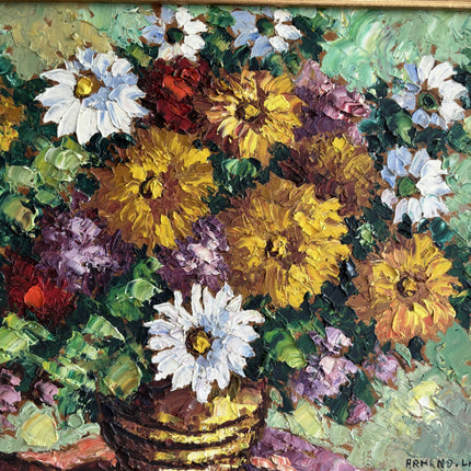 Classic Floral Still Life Oil Painting "Flower Bouquet" Authentic French Artwork Holland Art Shop