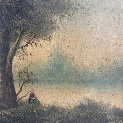 Detailed Landscape Oil Painting "Gilded Frame" Elegant Art Holland Art Shop