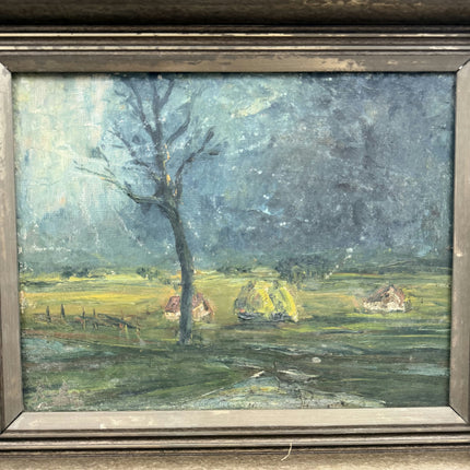 Timeless Landscape Oil Painting "Lone Tree" Expressive Art Holland Art Shop