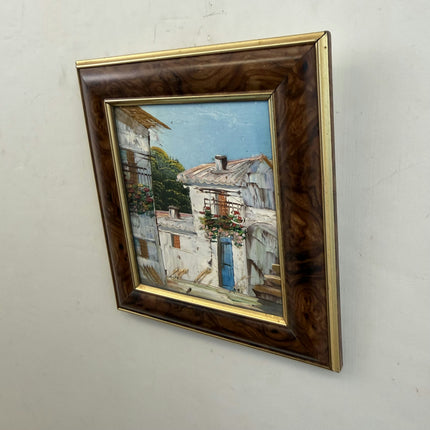 Vintage Cityscape Oil Painting "Framed Painting" Timeless Small Artwork Holland Art Shop