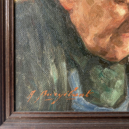 Timeless Portrait Oil Painting "Elderly Man" Elegant Small Artwork Holland Art Shop
