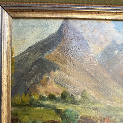 Original Landscape Oil Painting "Framed Painting" Refined Small Artwork Holland Art Shop