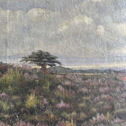 Elegant Landscape Oil Painting "Solitary Tree" Refined Large Artwork Holland Art Shop