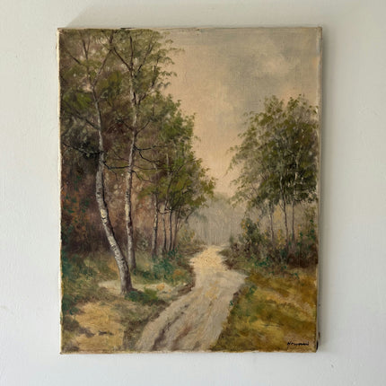 Authentic Landscape Oil Painting "Dirt Path" Classic Art Holland Art Shop