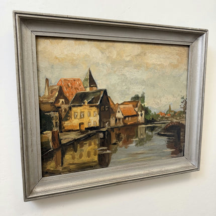 Handcrafted Scenery Oil Painting "Thick Paint" Rustic Art Holland Art Shop