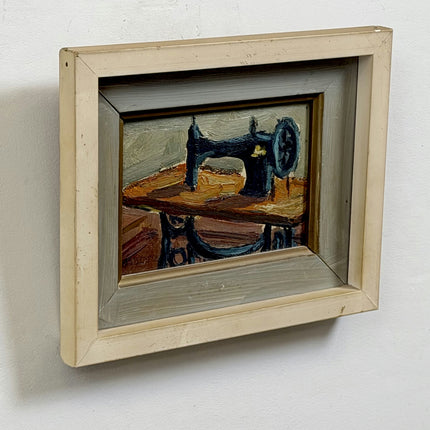 Vintage Still Life Oil Painting "Sewing Machine" Classic Small Art Holland Art Shop
